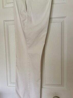 Talbots Heritage White Stretch Pants-12P Tailored Career